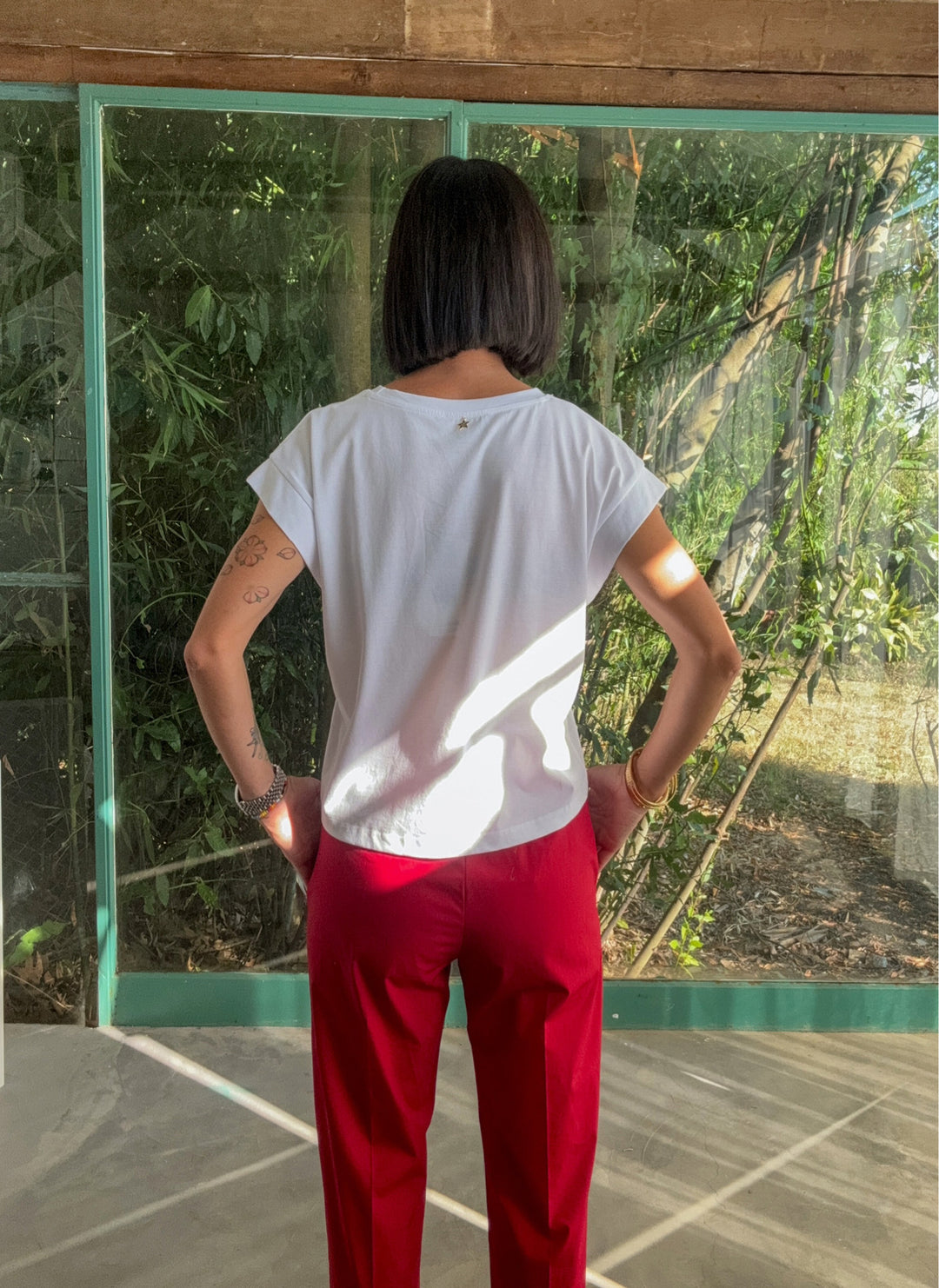 Pantalone Rosso India